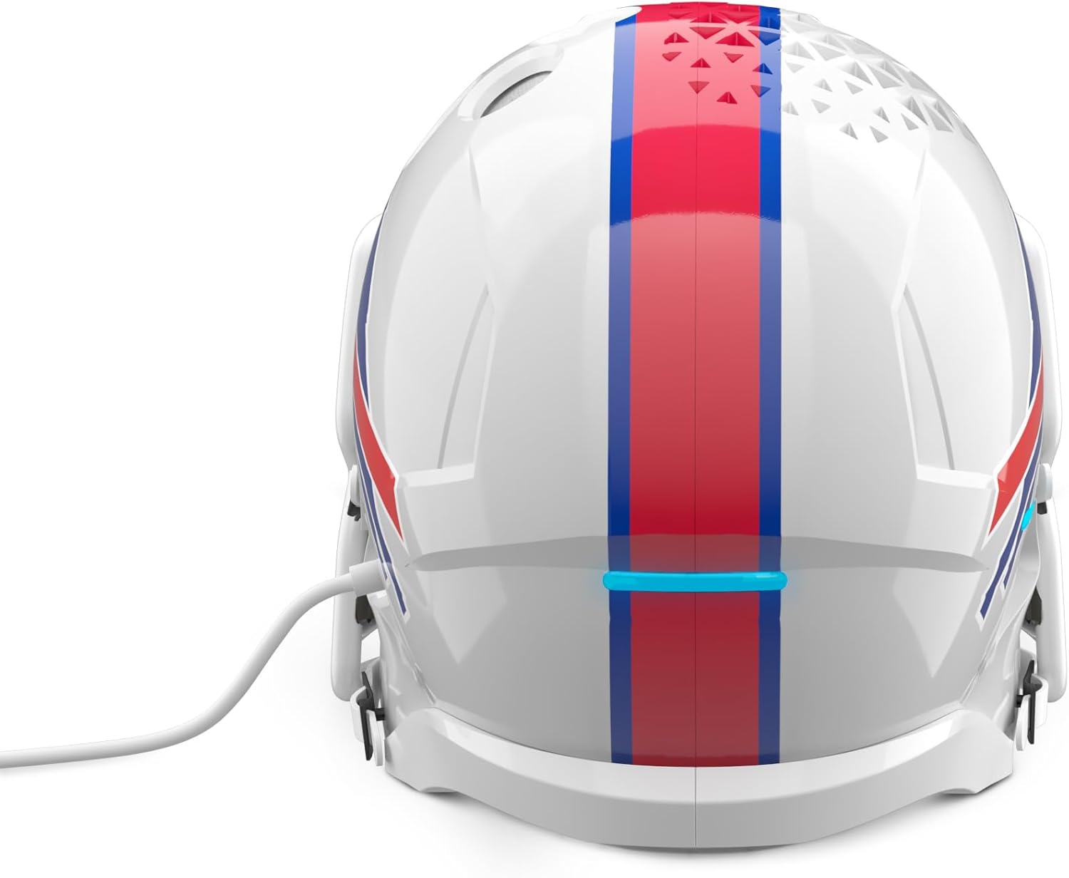 NFL Echo Dot Bundle: Includes Echo Dot | Glacier White and Limited-Edition NFL Helmet Stand | Buffalo Bills